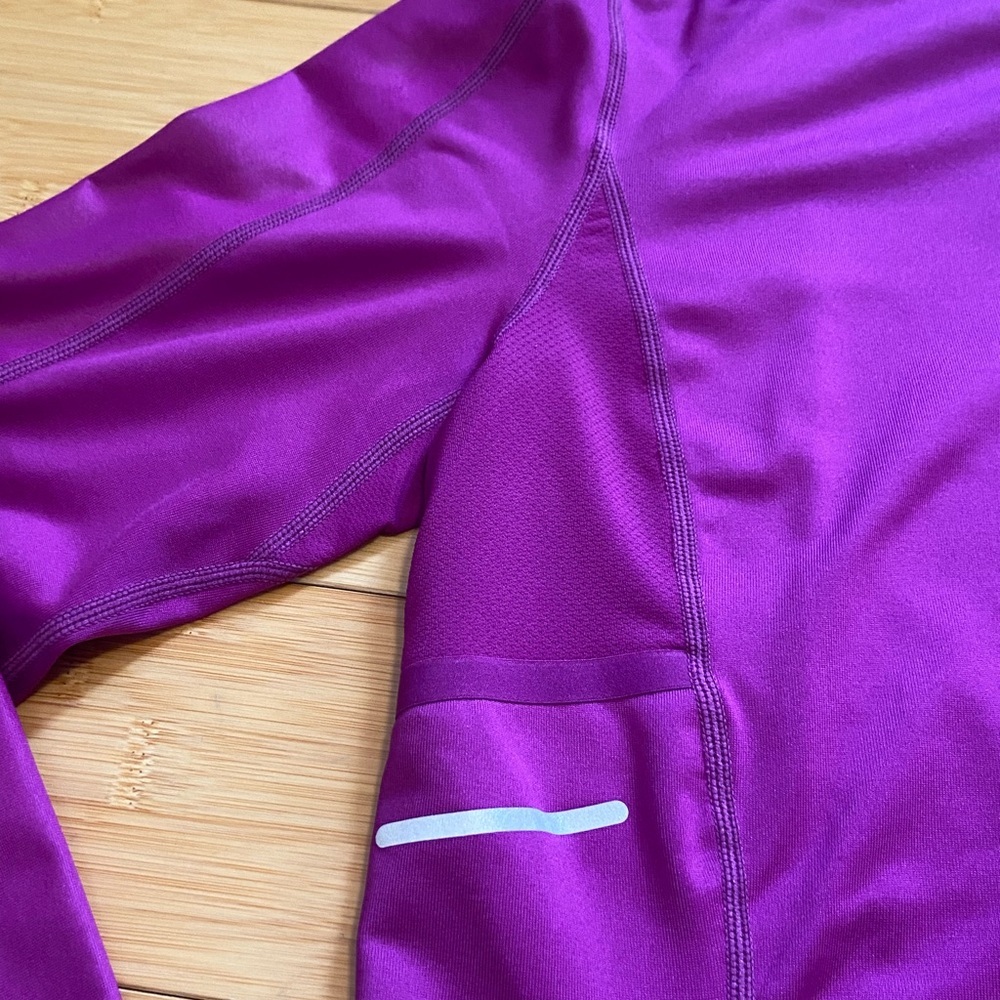 Nike Dri-Fit Half Zip Running Pullover Magenta Women’s Small - Picture 4 of 11